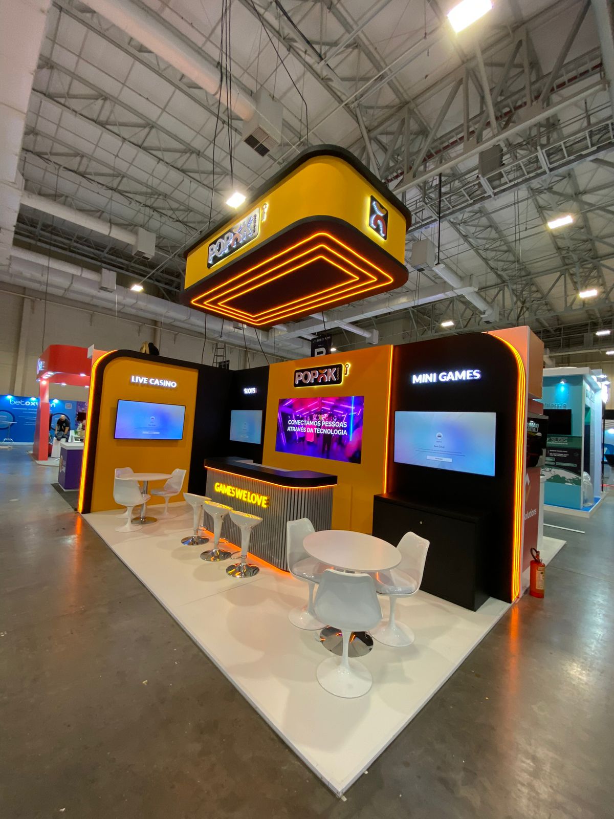 Stand POPXK montado pela BH Cenografia